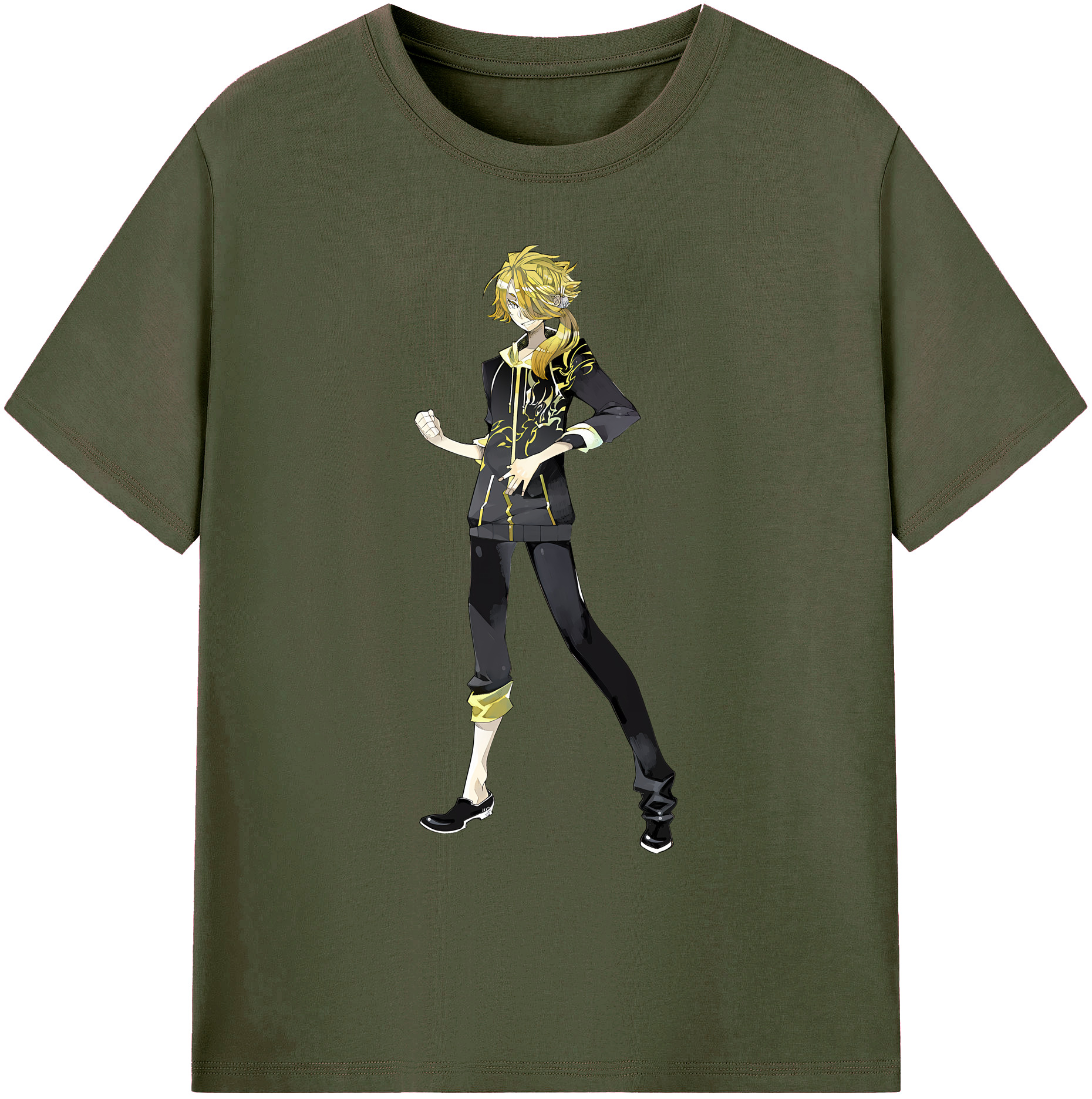 （画像用） 刀剣乱舞 Touken Ranbu 綿100％ メンズ半袖Tシャツ｜肌触りやわらか＆通気性